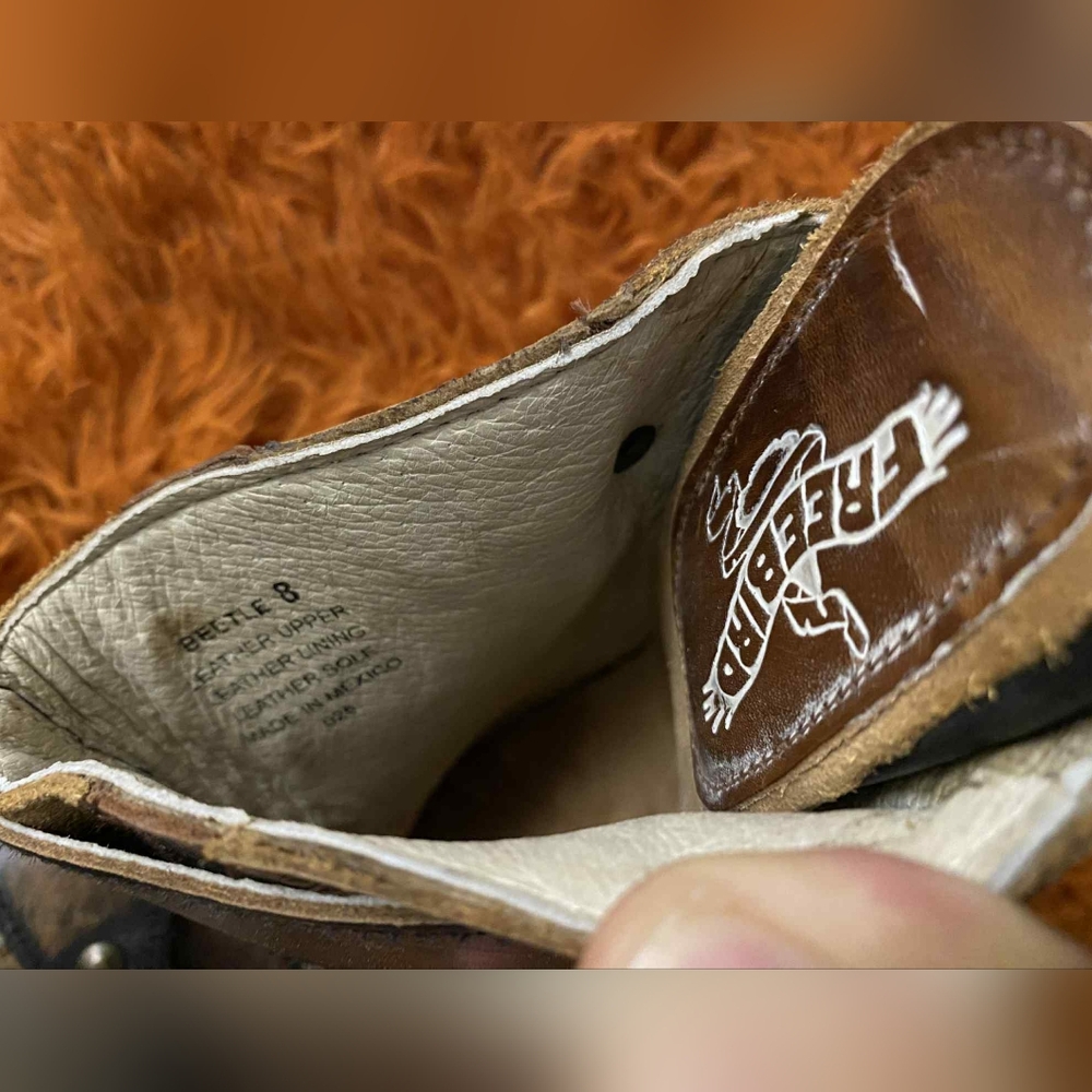 Frye Multicolor Patchwork Heeled Boots - image 4